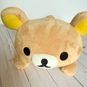 Japan Import Rilakkuma Relax Bear Laying 16” Plush Authentic San-X Real Zipper